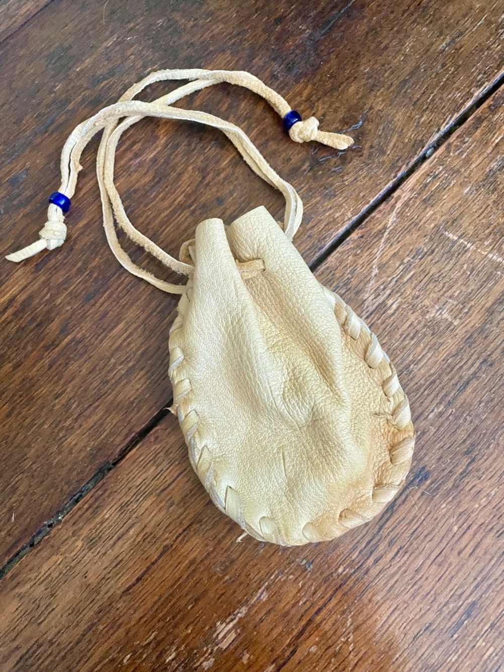 Vintage Native American Deer Skin Medicine Bag